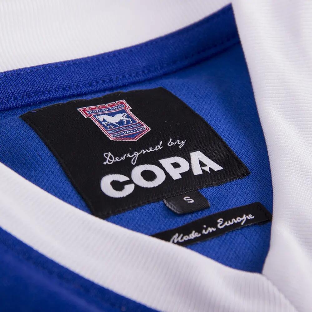 Maglia da Calcio Rétro Ipswich Town FC 1980 - 81 - Blu – COPA Football 5/7