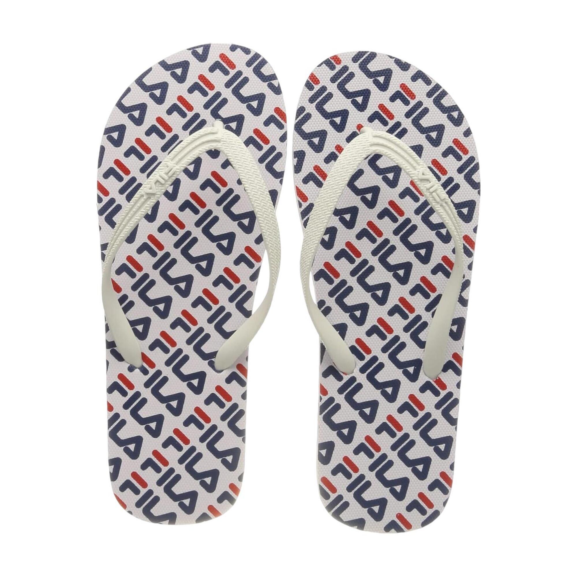 Fila - Hommes Fila Troy Slipper Pool Flip Flops - Tongs Piscine - Blanc - 40 - Decathlon
