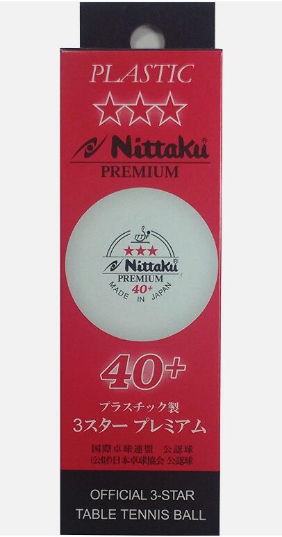 PIŁECZKI DO TENISA STOŁOWEGO ping pong turniejowe ligowe 3 szt. NITTAKU 3*** 3/4