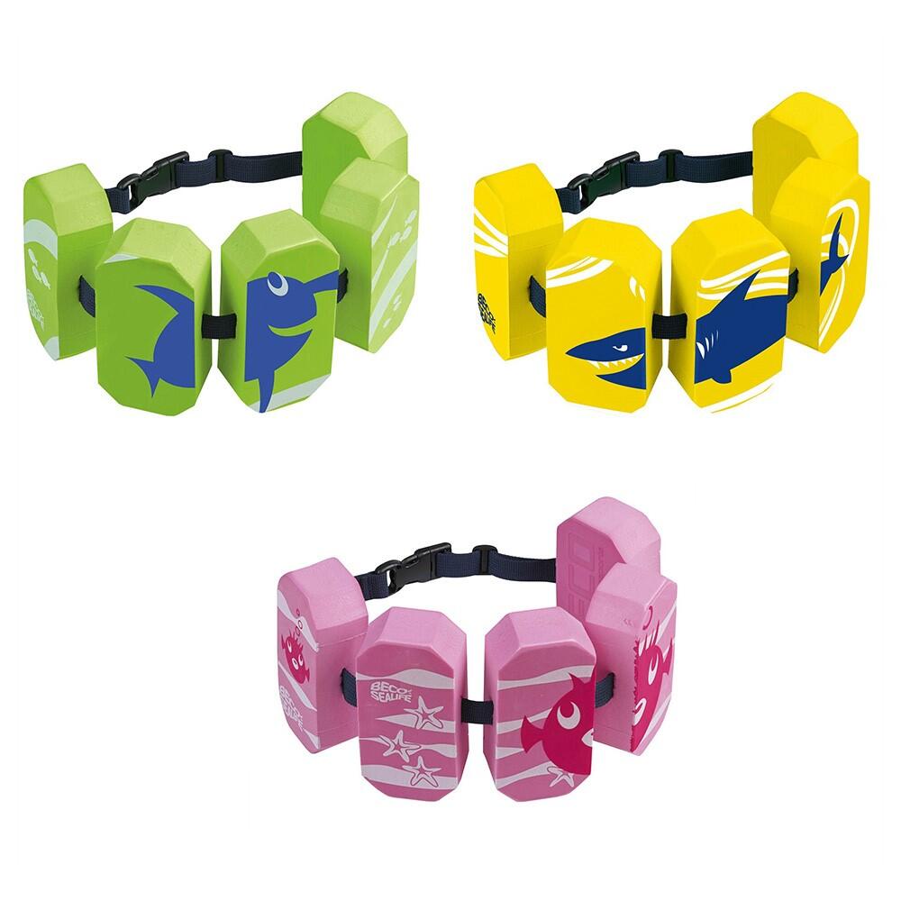BECO Schwimmgürtel Kinder 3-6 Jahre 19-30kg Unisex 5-Block Schwimmhilfe in gelb
