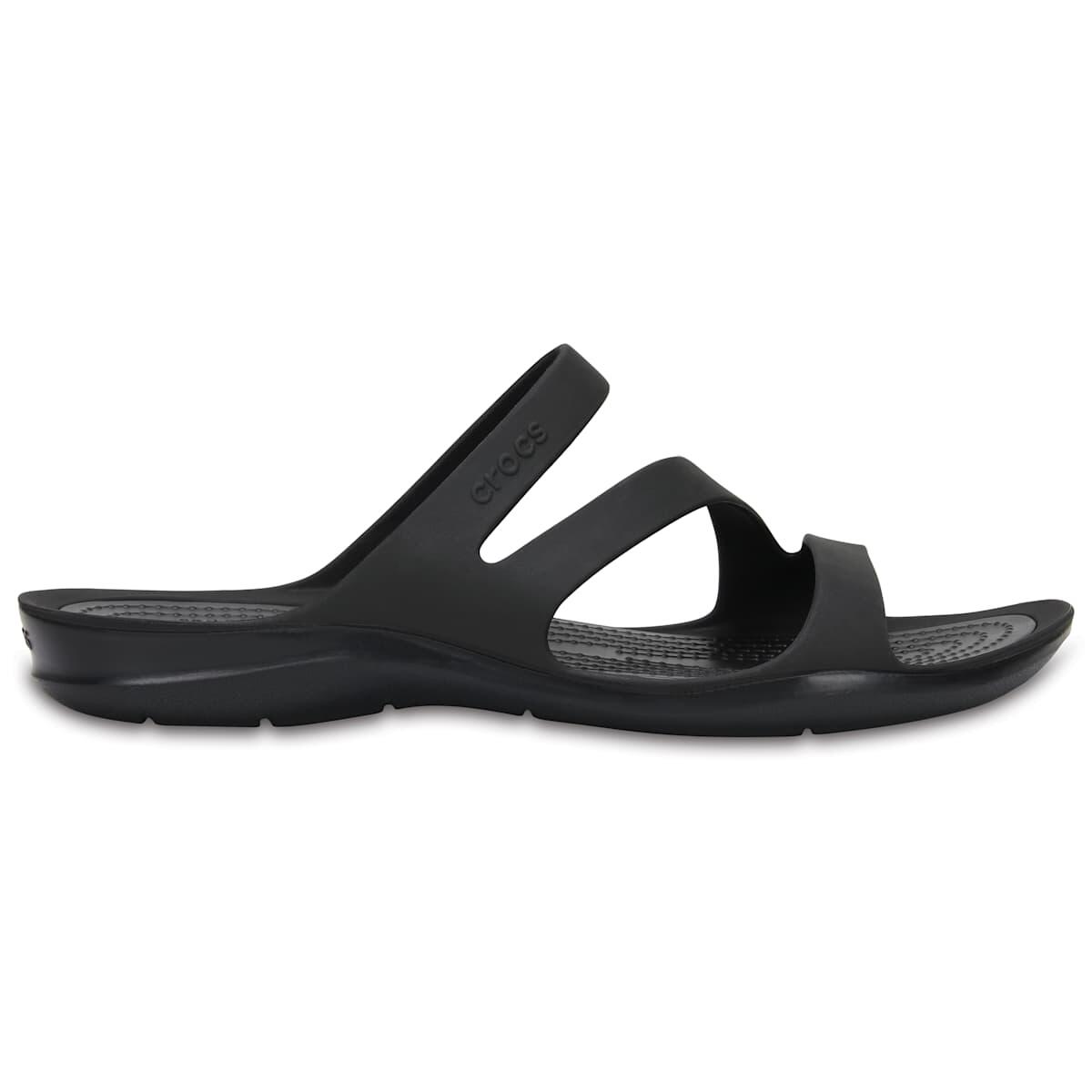 Damskie Klapki basenowe Crocs Swiftwater (W) Black - 203998-060 34-35
