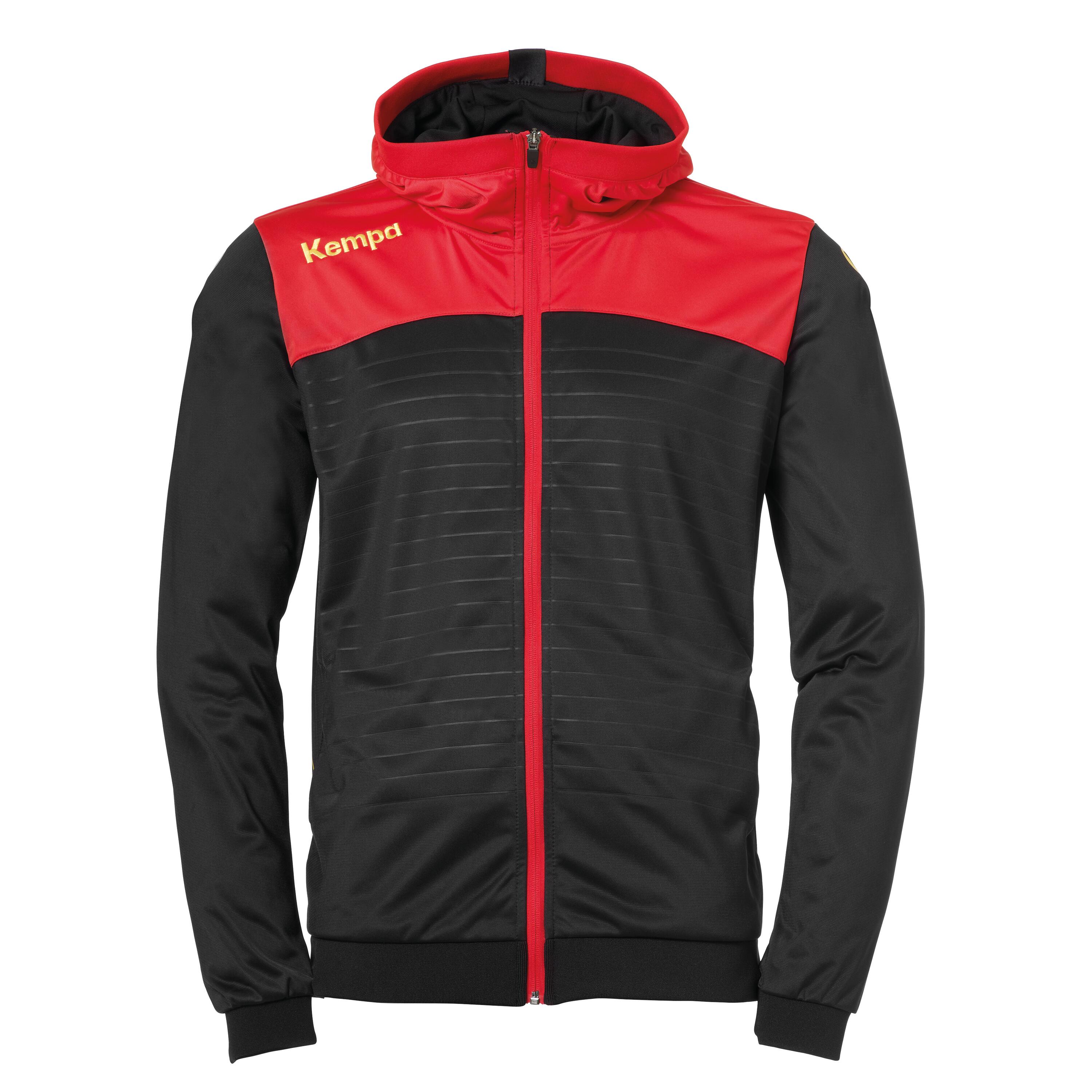 Kempa - Veste À Capuche Kempa Homme Emotion 2.0 - Veste - Noir|rouge - 52 2xl - Decathlon