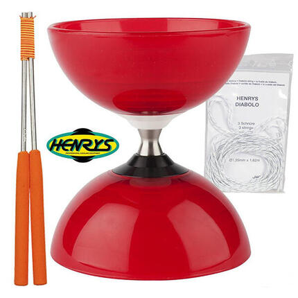 Diabolo Beach à roulement - Turquoise + Bag. Alu Bleu + 5m ficelle