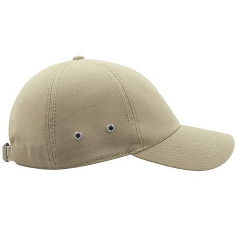 Action 6 Panel Chino Baseball Cap (Stone) 3/4