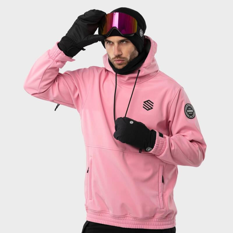 Herren Wintersport snowboardjacke für W1 Dolomites SIROKO Bubblegum Pink