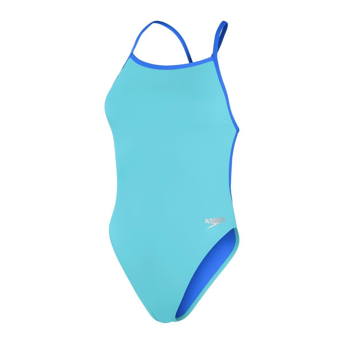 Maillot de bain 1 pièce Speedo Eco + Solid VBack Bleu clair 7/7