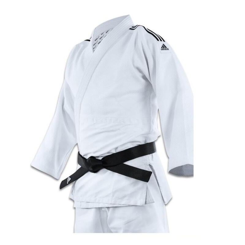 Adidas J690 Quest Judo Kimono met zwarte strepen