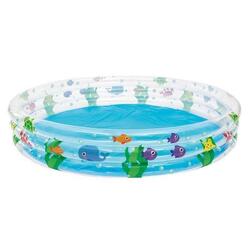 Piscina Hinchable Autoportante Infantil Bestway 183x33 cm Diseño Fondo del Mar R