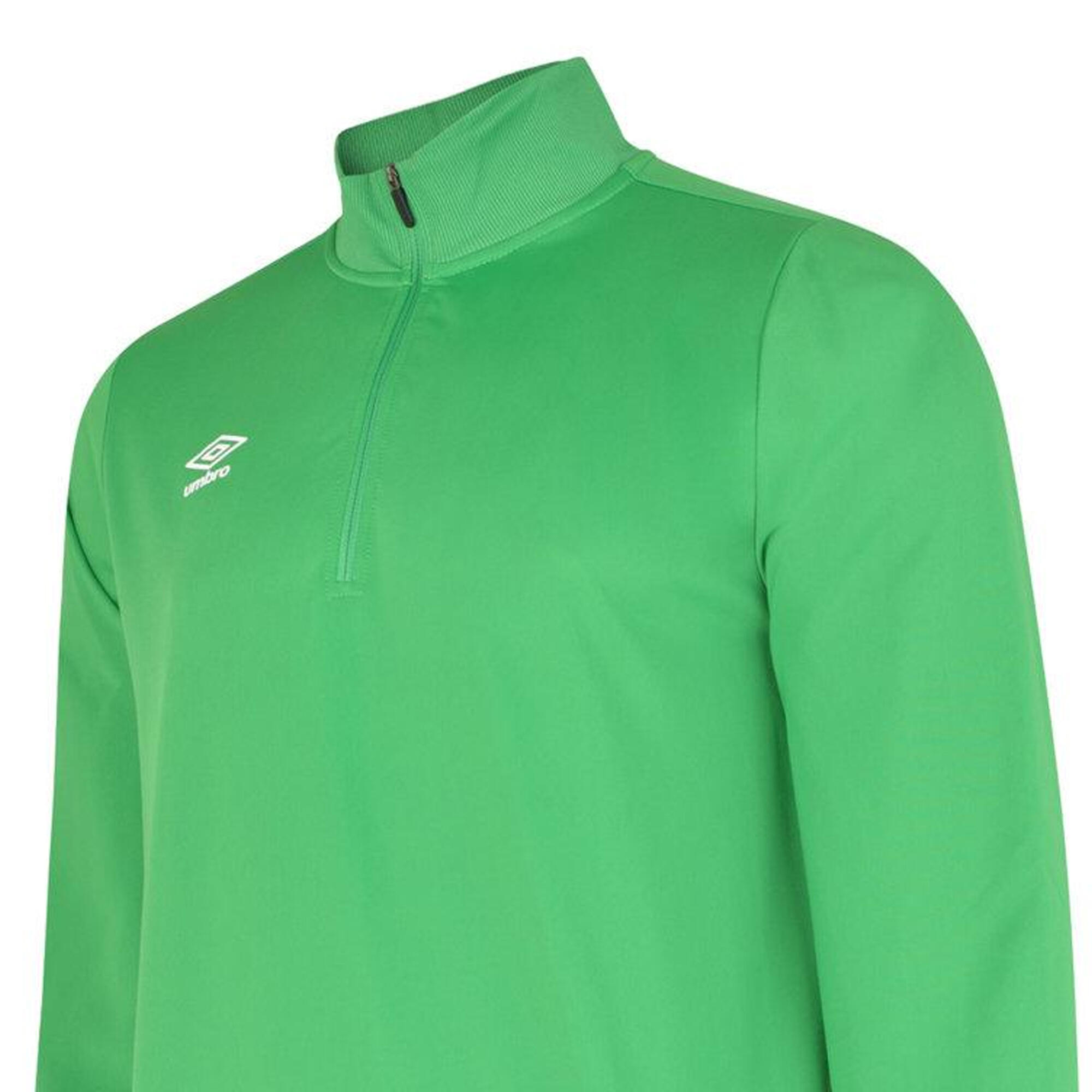 "Club Essential" Sweatshirt mit halbem Reißverschluss für Kinder Smaragd 3/3