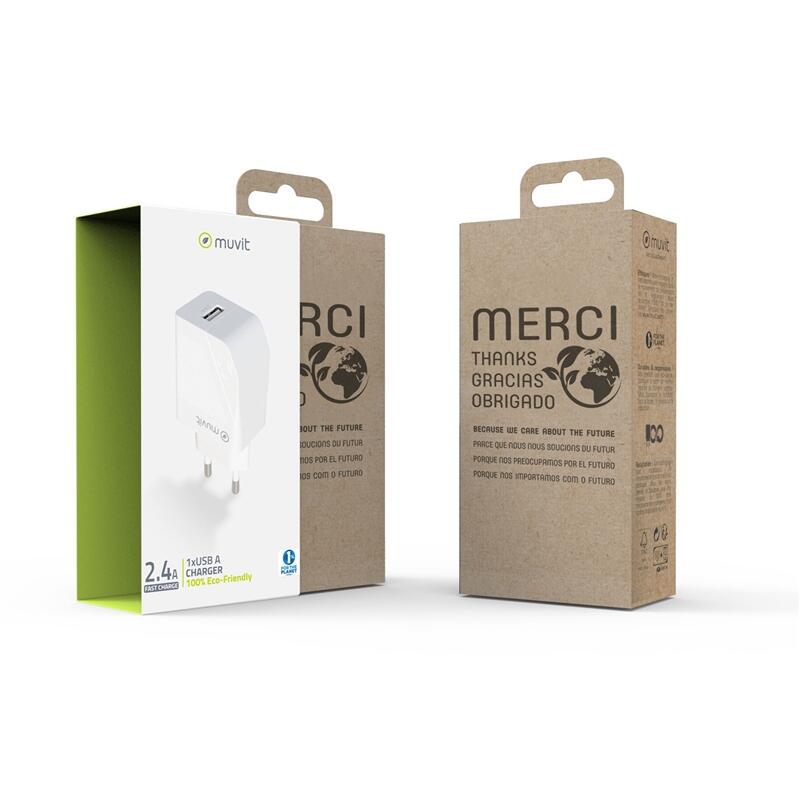 muvit for change transformador USB 2.4A 12W blanco 4/4