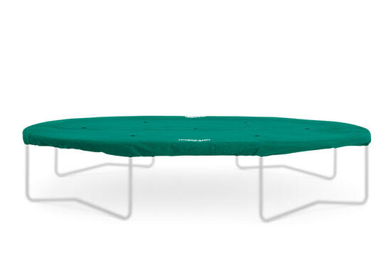 Grand Housse de protection Extra 470 cm vert pour trampoline ovale