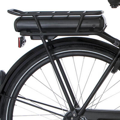 Cortina e-u1 53 achterdrager in zwart mat