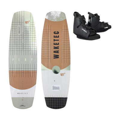 Wakeboard Set Play 134 cm mit Duro Bindung Boot & Seilbahn Jugendliche