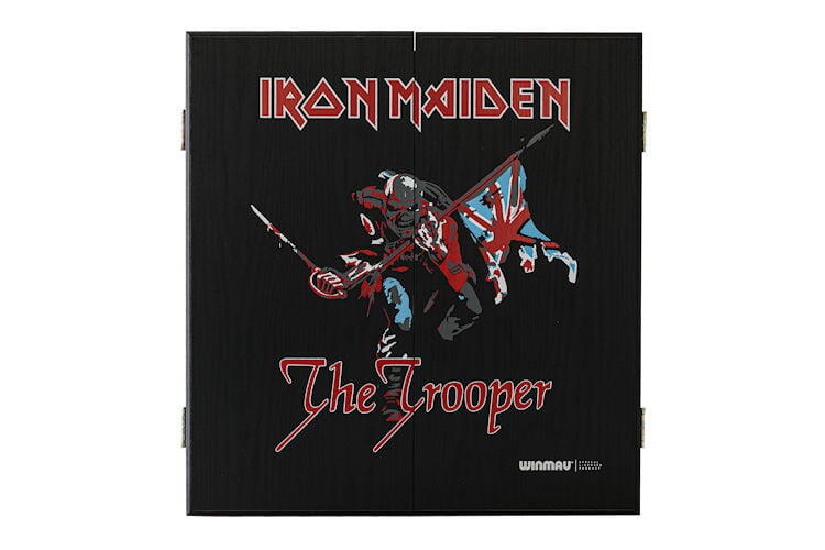 WINMAU Iron Maiden The Trooper Dart Board Cabinet