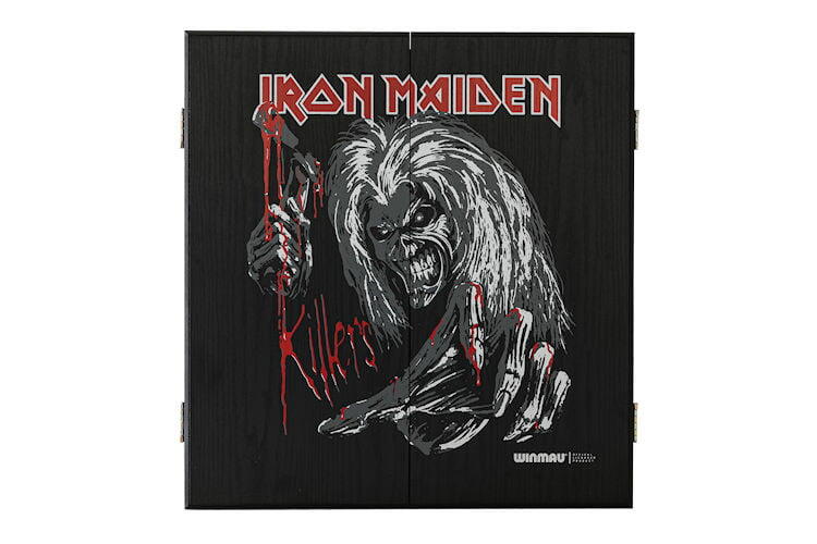 WINMAU Iron Maiden Killers Dart Board Cabinet