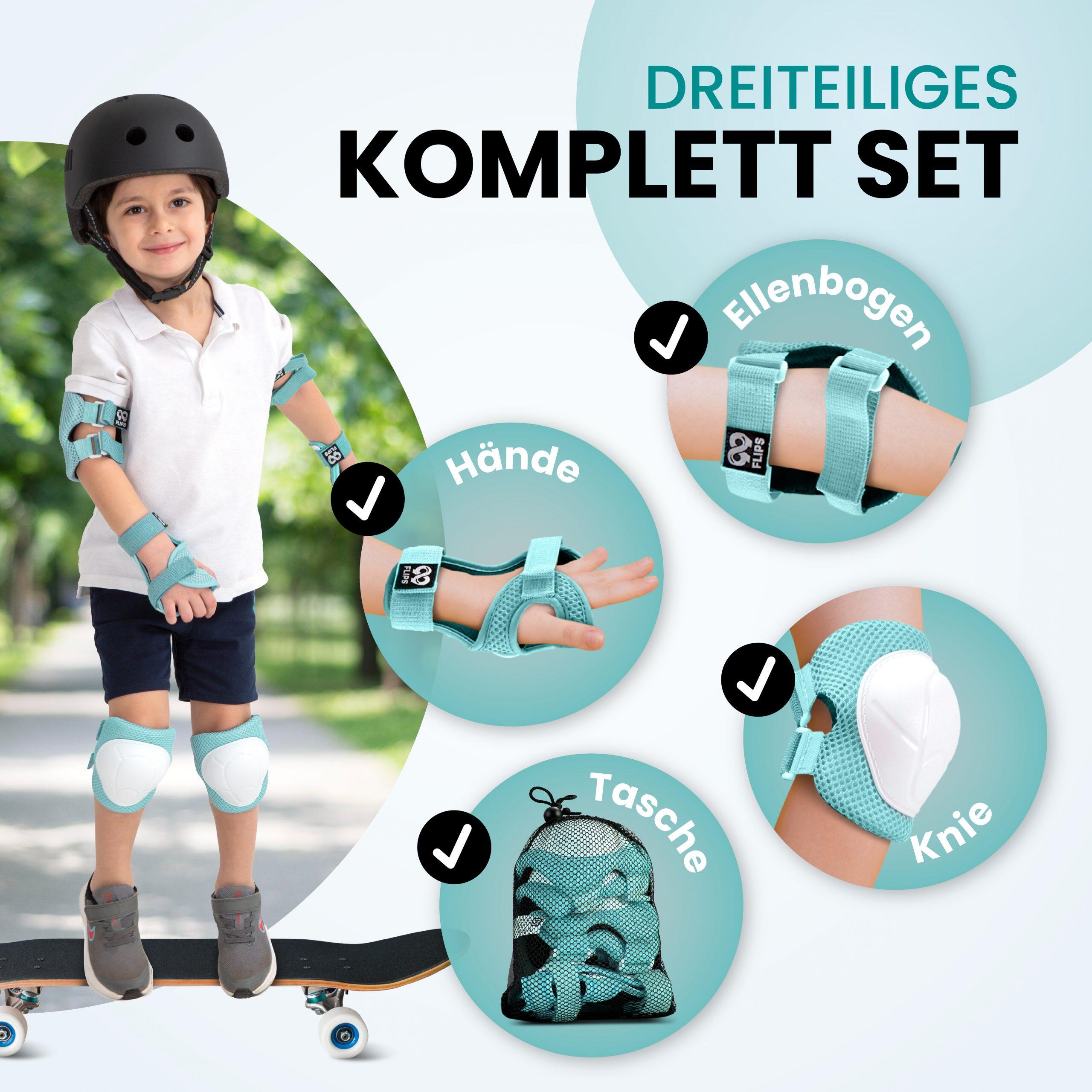 Patins à Roulettes En Ligne Airwalk – Taille UK 3 / EUR 36, Avec Protèges Et Genouillères