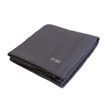 Yoga deken eco antraciet - pure