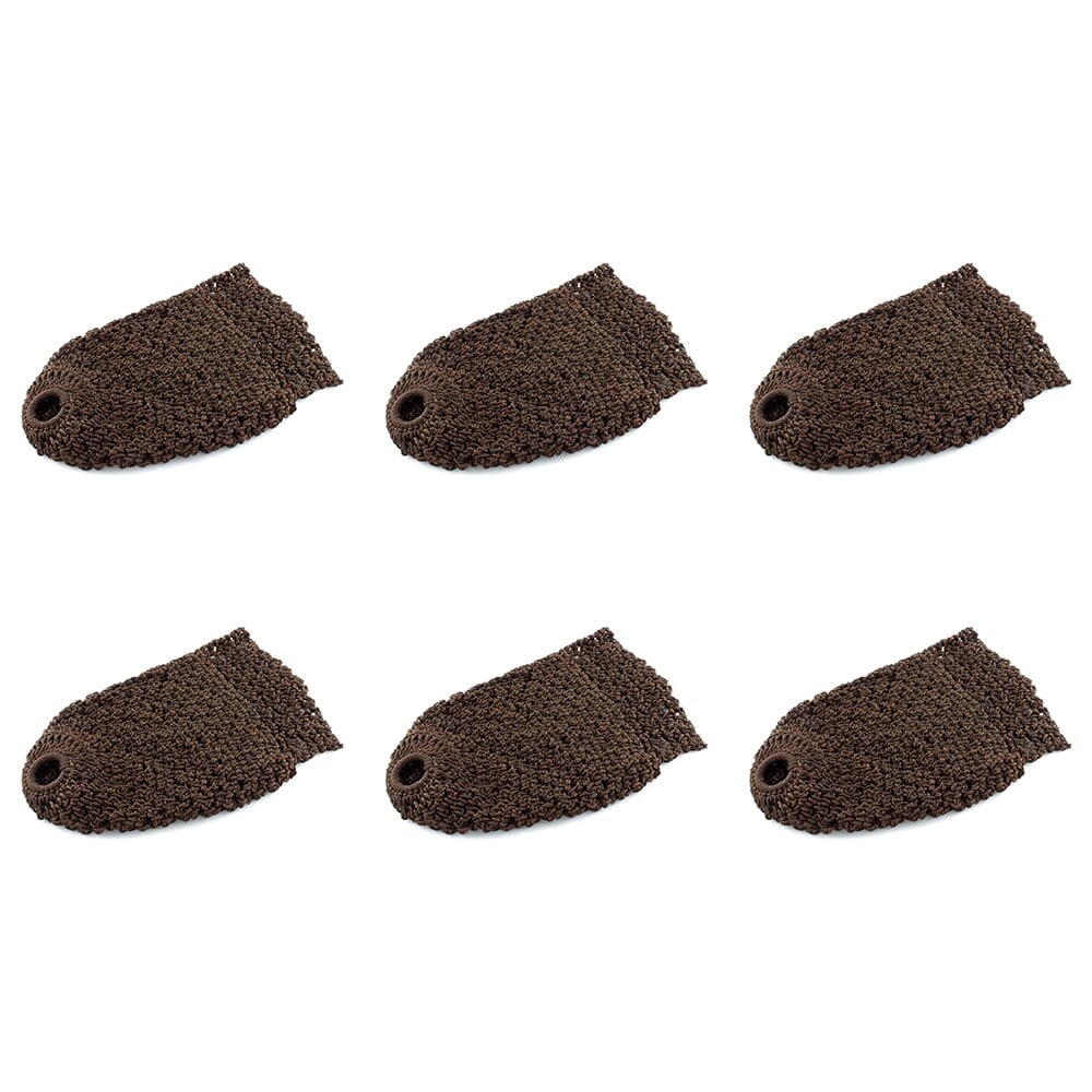 Formula Deluxe Cotton BROWN Pool Snooker billiard Table Pockets Nets Set
