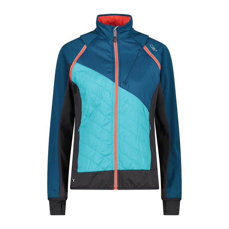 Chaqueta para mujer Campagnolo Detachable sleeves en color azul