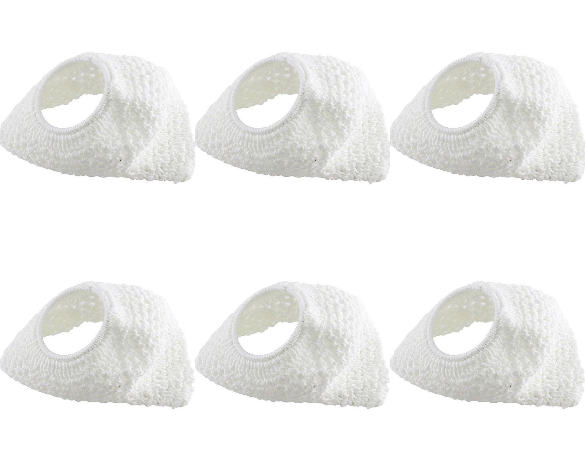 Pool Snooker Billiard Table White Empire Rail Pocket Nets Set of 6