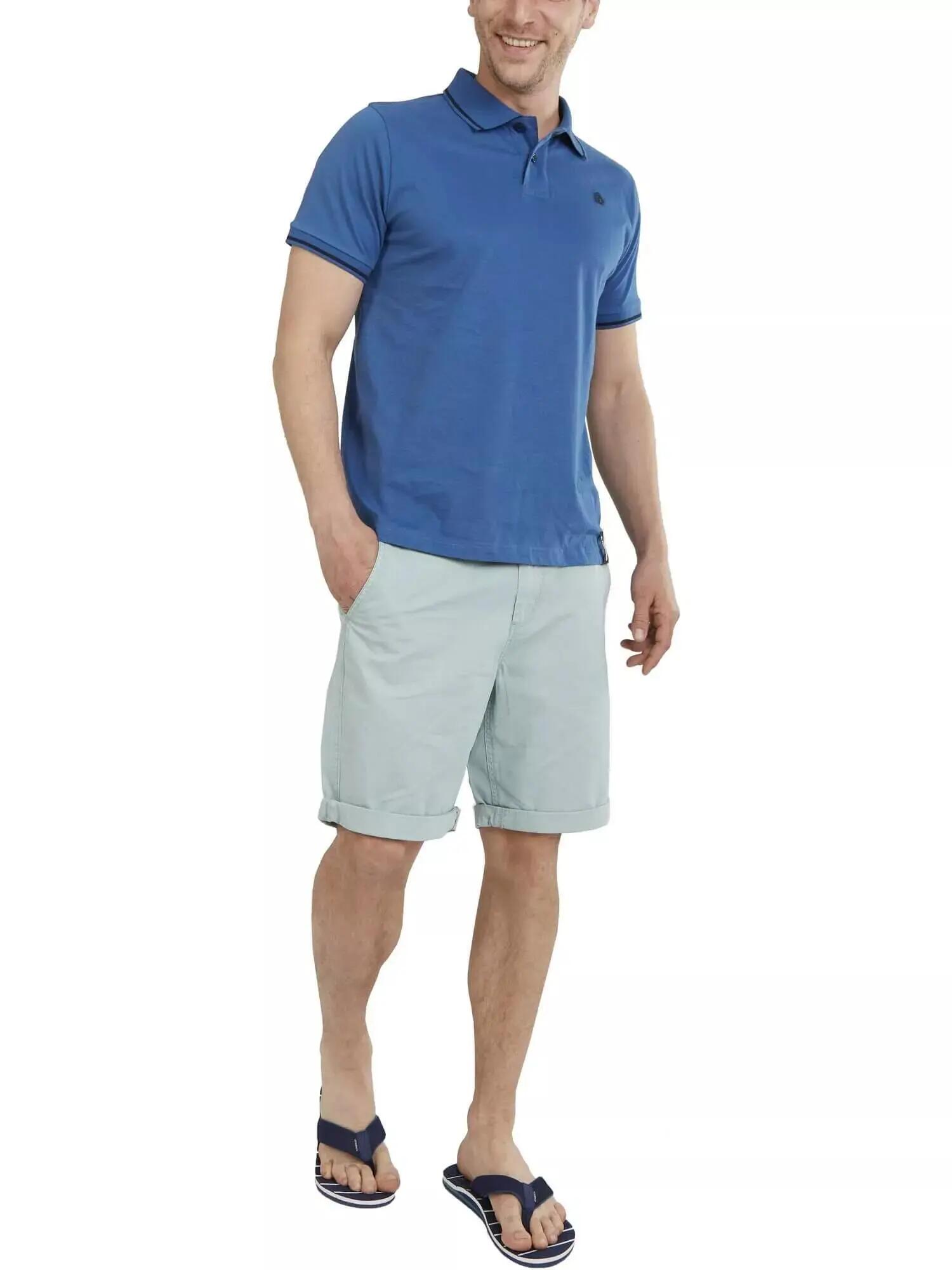 Tricou Polo FUNDANGO Incognito Poloshirt, Albastru Inchis, Barbati 4/6