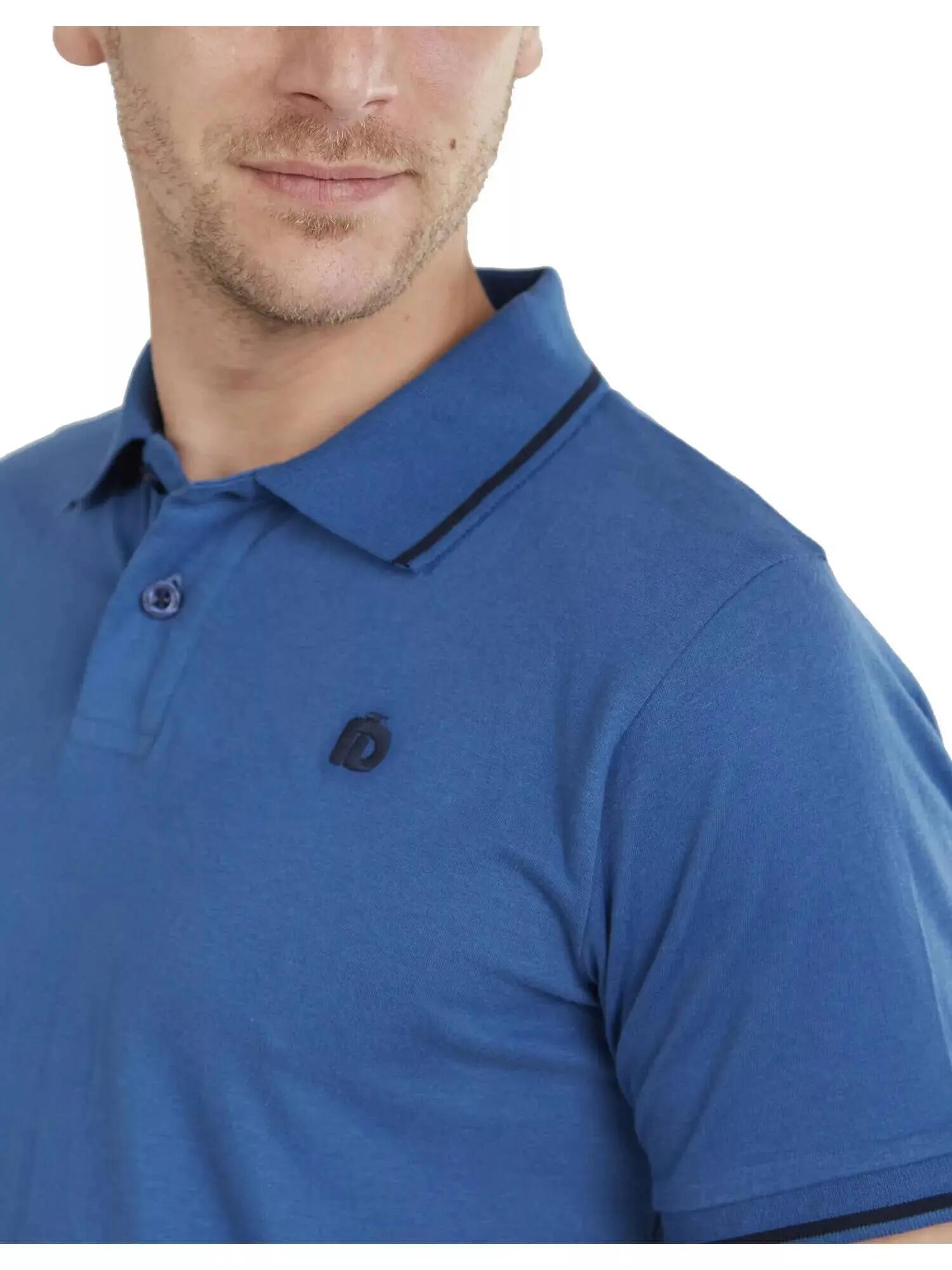 Tricou Polo FUNDANGO Incognito Poloshirt, Albastru Inchis, Barbati 3/6
