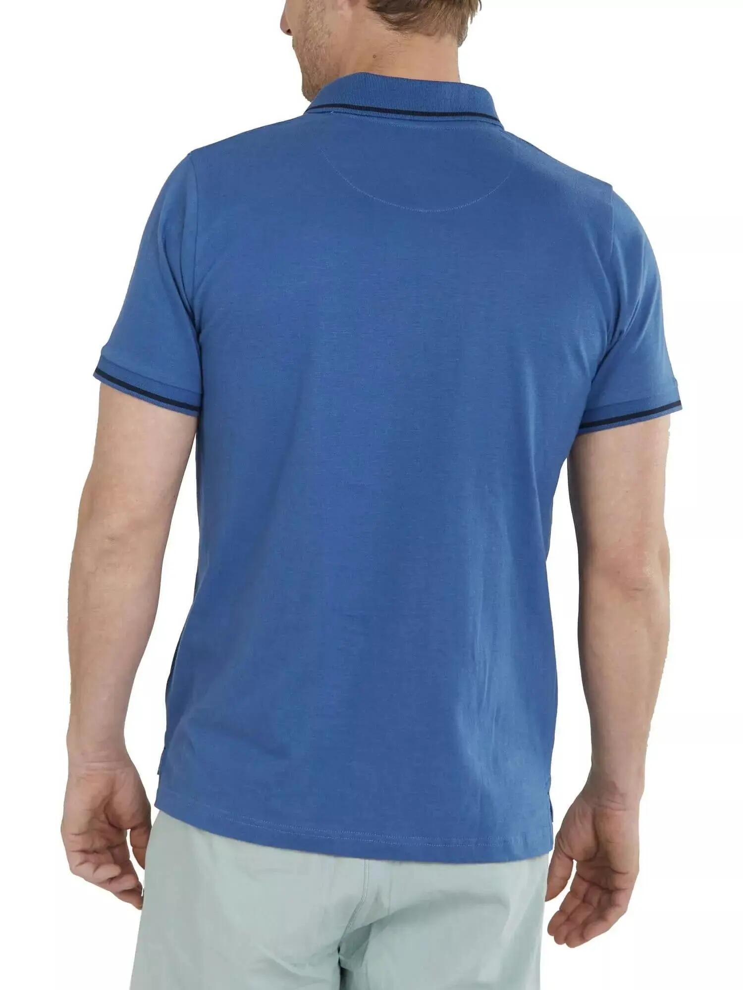 Tricou Polo FUNDANGO Incognito Poloshirt, Albastru Inchis, Barbati 2/6