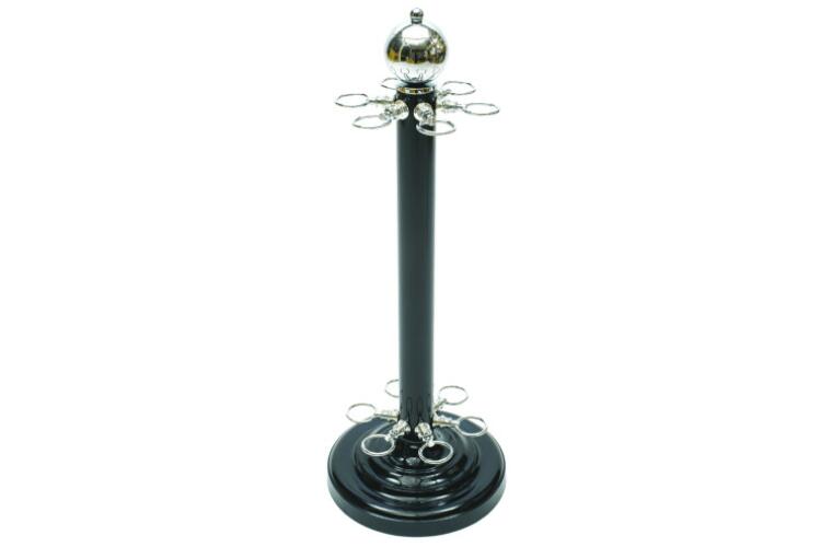 MITCHELL Pool Snooker Billiard Cue Stand Rack Black and Chrome