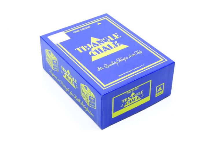Quality TRIANGLE BULK Pool Snooker Billiard Table Cue Chalk Blue 144 Cubes