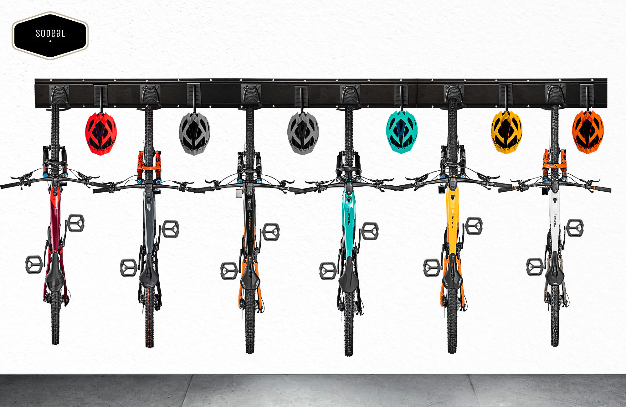 SODEAL Fiets Ophangsysteem 6 fietsen