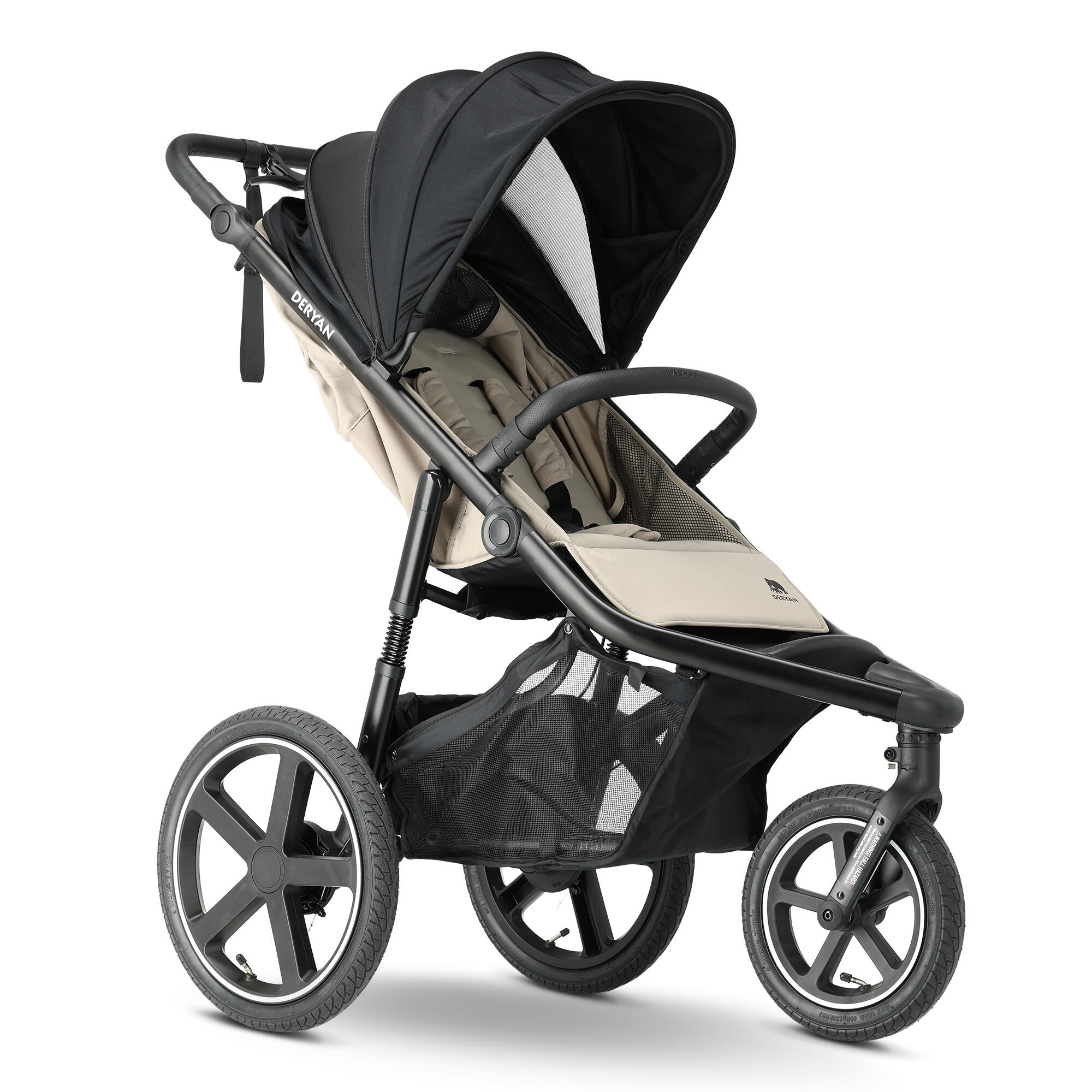 DERYAN Deryan Luxe Bolt Kinder Jogging Kinderwagen - Jogging-Buggy - Läufer All Terrain