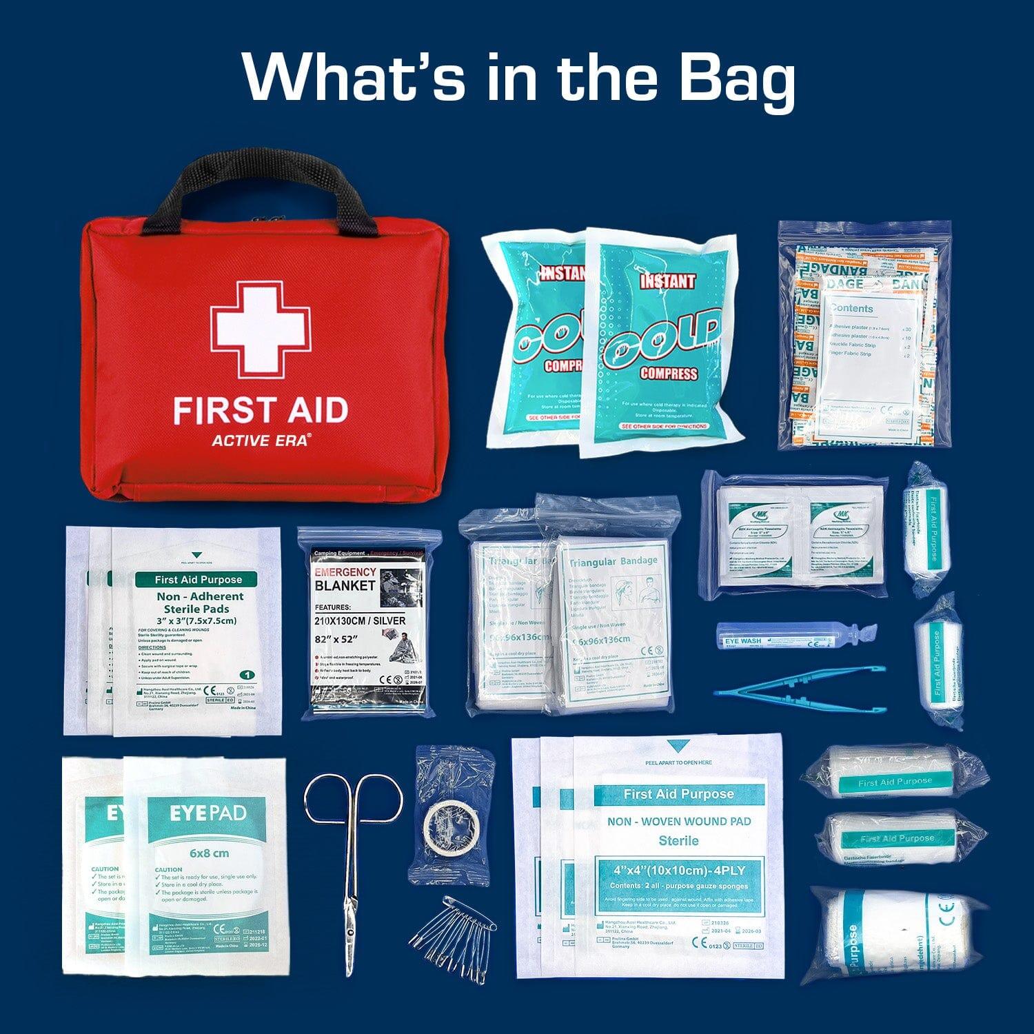 Trousse de Premiers Secours Composée de 90 Articles – Rouge 3/7