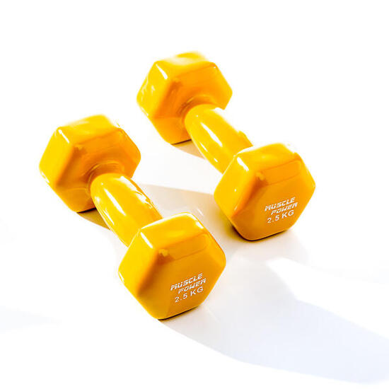 Zestaw hantli winylowych