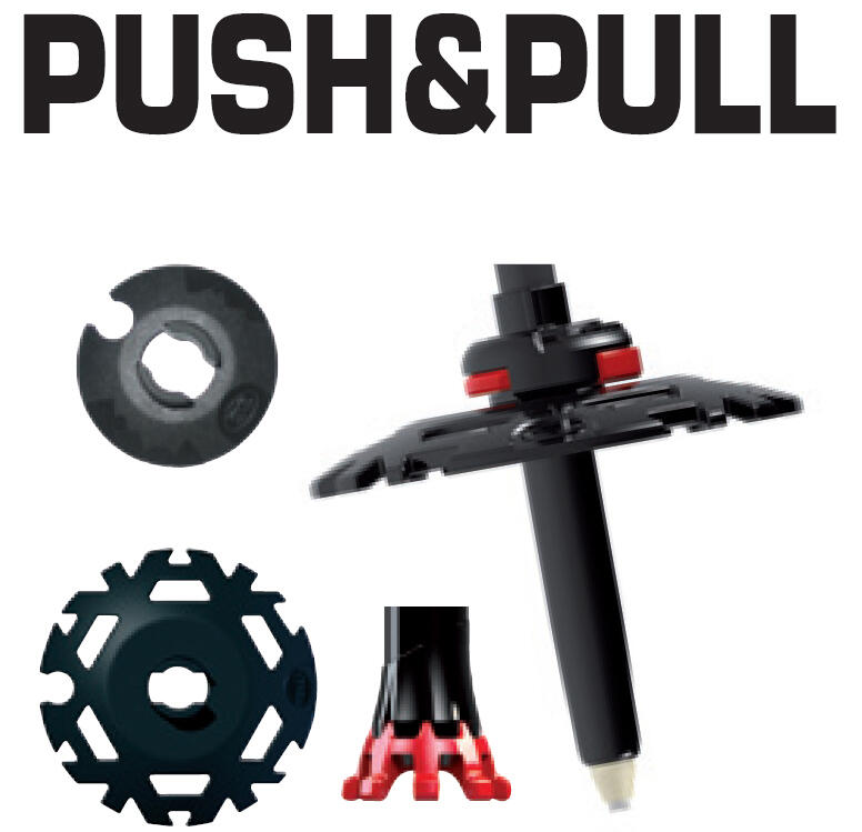 Sticks TSL Connect alu 3 cross st - push & pull 2/5