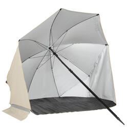 Parasol de plage - Coupe-vent - 160cm - Beige