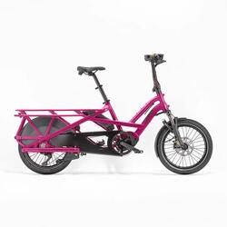 Reconditionné - Vélo Cargo électrique GSD S10 rose - Très bon état