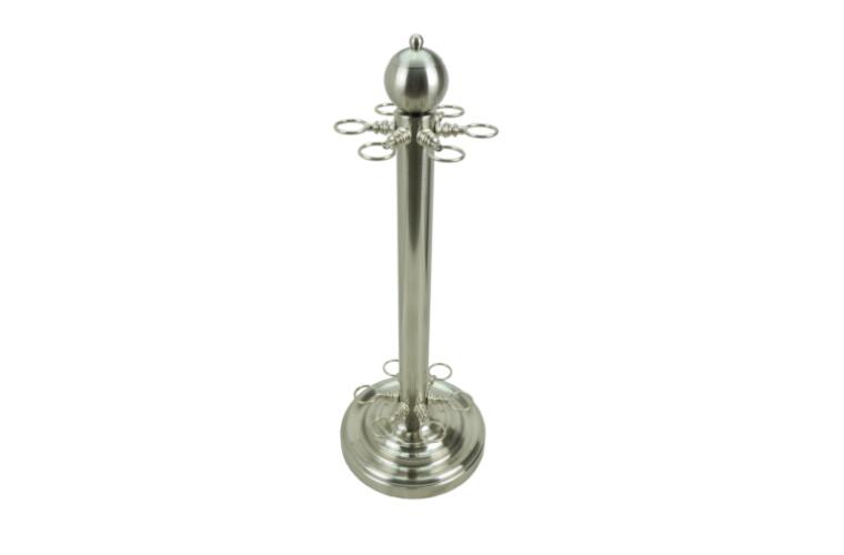 MITCHELL Pool Snooker Billiard Cue Stand Rack Brushed Chrome