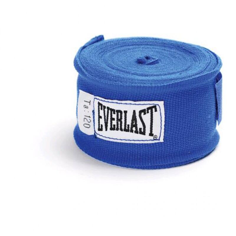 EVERLAST Vendas de boxeo boxeo Vendaje de mano 3 Metros azul