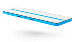 Tapis de gymnastique gonflable AirTrack 300 x 100 x 10 cm bleu