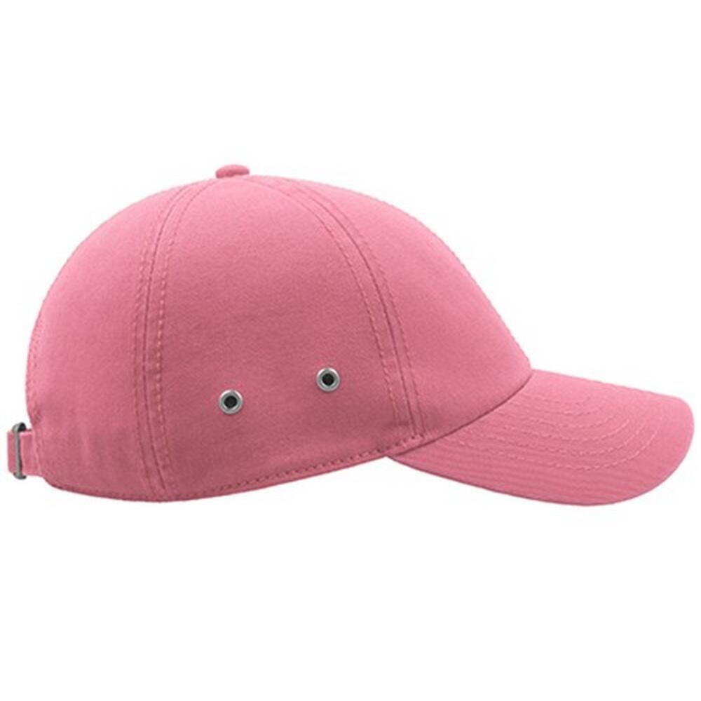 Action 6 Panel Chino Baseball Cap (Pink) 3/4