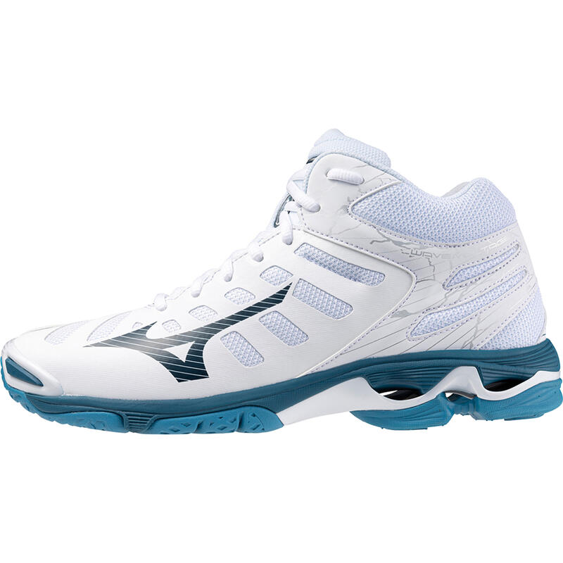 Zapatillas voleibol Hombre Mizuno Wave Voltage Blanco