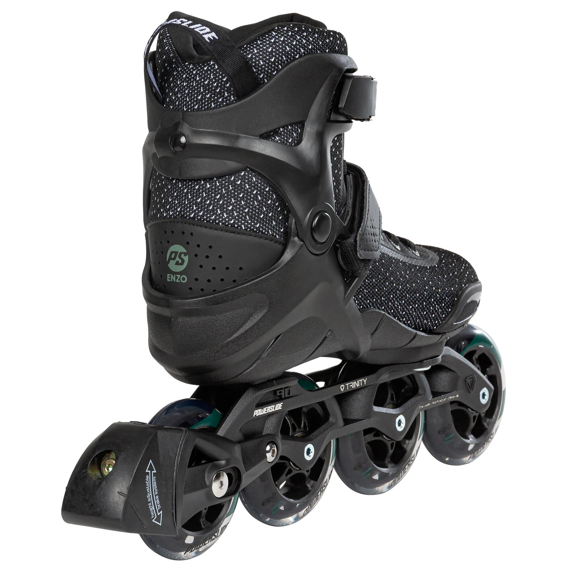Freeskate em patins Powerslide Phuzion Enzo BW 90 3/7
