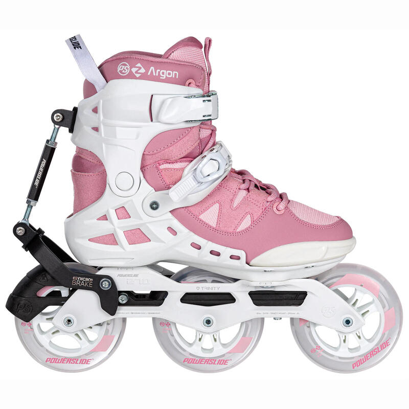 Kolečkové brusle Powerslide Phuzion Argon Syncro Rose 110 Trinity