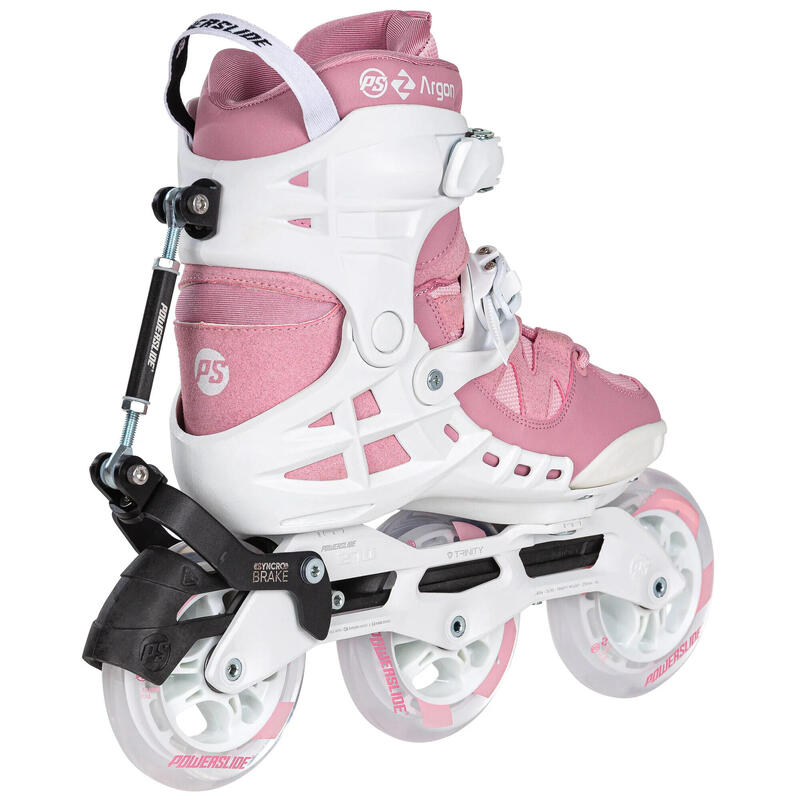 Kolečkové brusle Powerslide Phuzion Argon Syncro Rose 110 Trinity