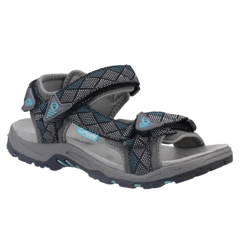 Sandalen "Foxcote" Damen Grau/Türkis