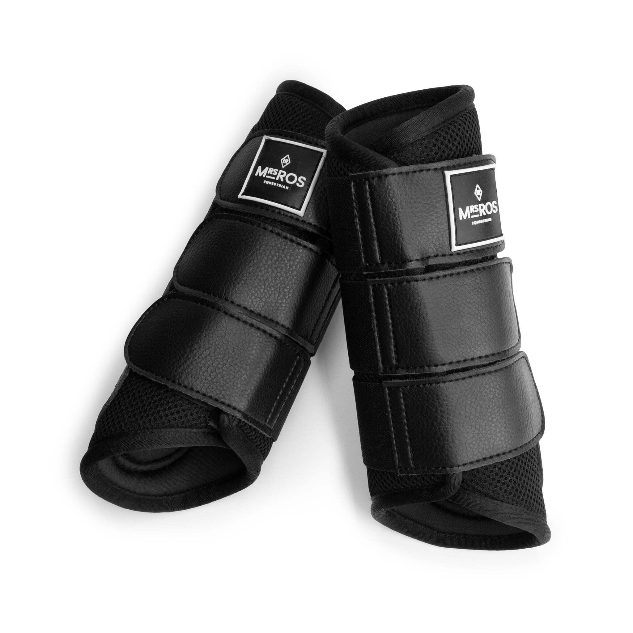 Closed front gaiters for Mrs. Ros horses