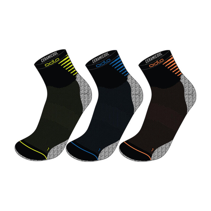 Chaussettes CERAMICOOL QUARTER Pack de 3