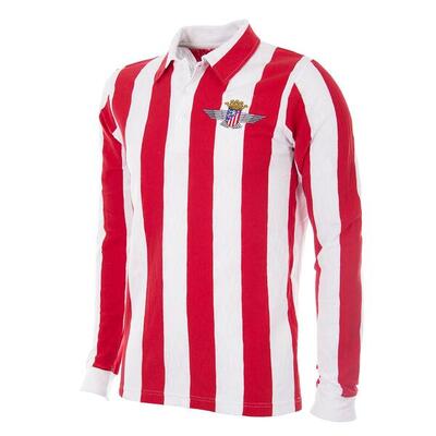 Camiseta de Fútbol Retro - Hombre - Atletico Madrid 1939 - 40 - Rojo - Blanco