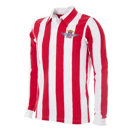 Camiseta de Fútbol Retro - Hombre - Atletico Madrid 1939 - 40 - Rojo - Blanco