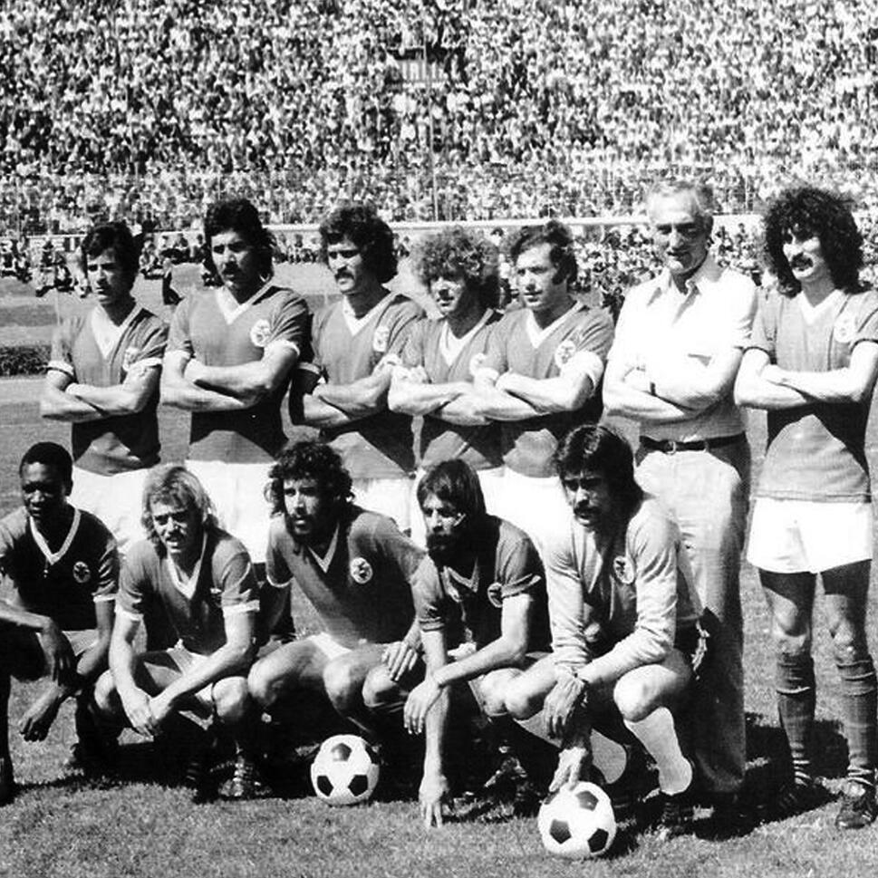Koszulka retro piłkarska dla dorosłych - SL Benfica 1974-75 - Czerwona